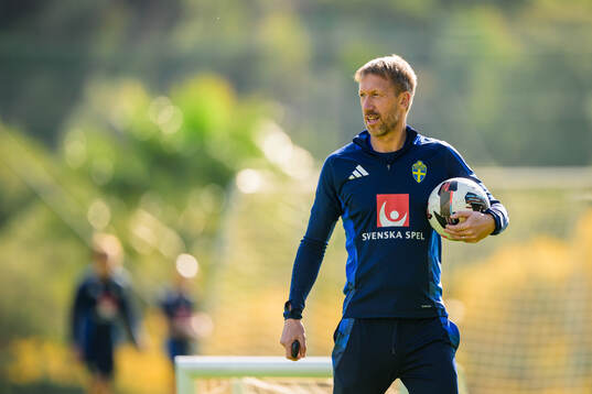 Head coach Graham Potter of the Swedish national football