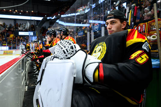 Brynäs målvakt Damian Clara
