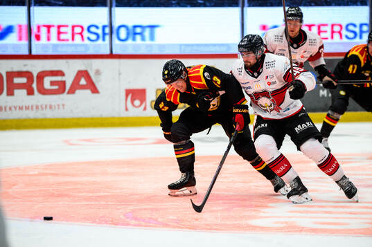 Brynäs Jakob Silfverberg och Malmö Redhawks Seth Barton