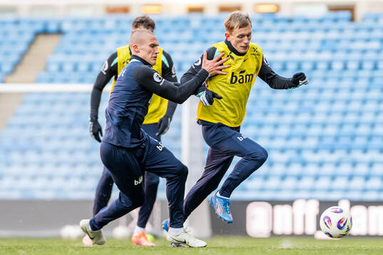 Leo Østigård and Marcus Holmgren Pedersen of the