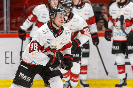Malmö Redhawks Lauri Pajuniemi jublar