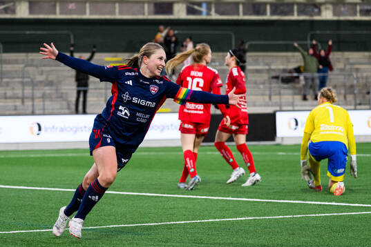 Rosengårds Hanna Andersson jublar