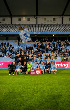 Malmö FFs spelare jublar