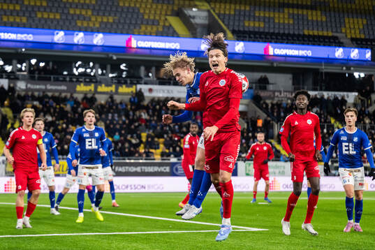 Norrbys Vidar Svendsen och Utsiktens Noah Johansson