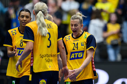 Nathalie Hagman of Sweden looks dejected