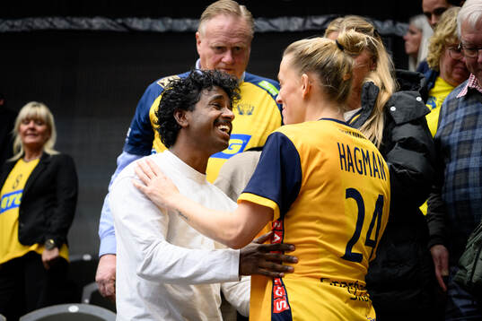 Loui Sand and Nathalie Hagman of Sweden
