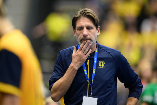 Head coach Tomas Axnér of Sweden