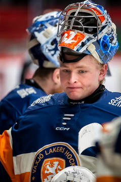 Växjös målvakt Ludvig Persson