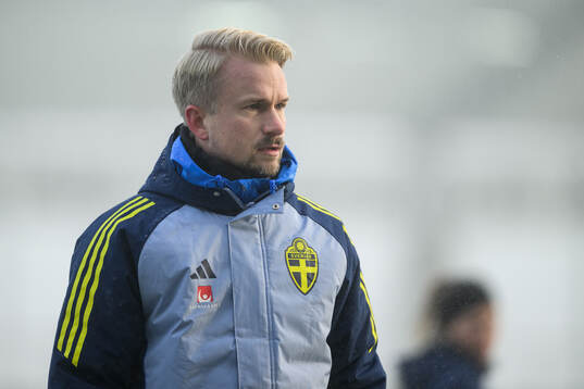 Head coach Pierre Fondin of the Swedish women's under-23