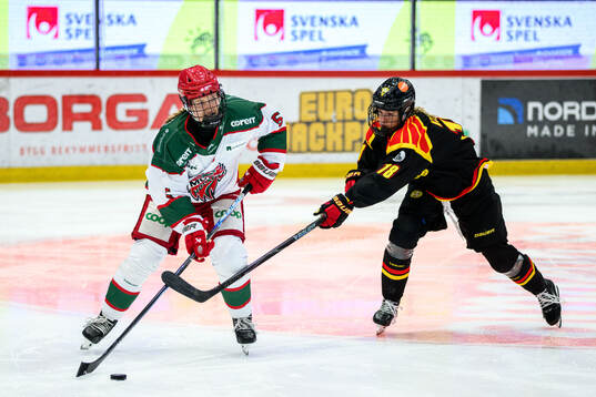 Modos Sanna Halsius och Brynäs Jenniina Nylund