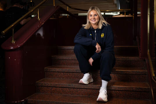 Bläddra bland fler bilder av 2025 IHF Women's World Championship, Day 3, Sweden, Press Event