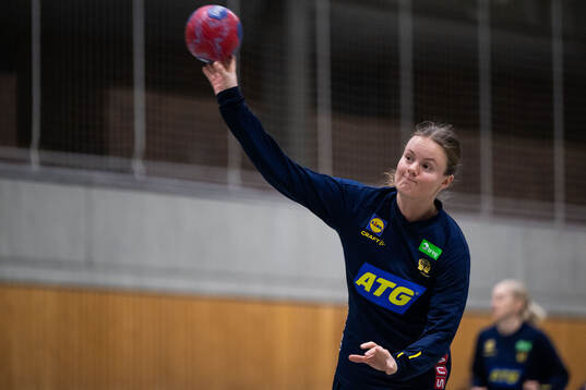 Elin Hansson of the Swedish women's national handball team