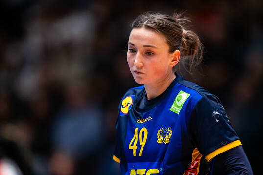 Olivia Löfqvist of Sweden looks dejected