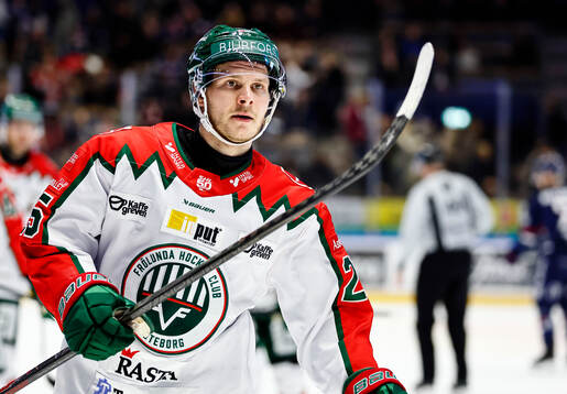 Frölundas Arttu Ruotsalainen jublarefter mål 1-3