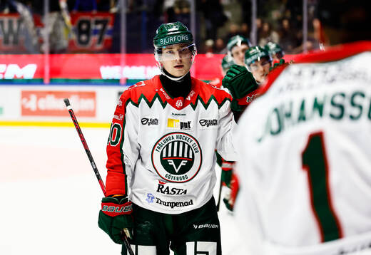 Frölundas Jacob Peterson jublarefter mål 1-4