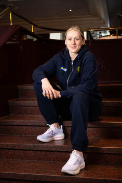Emma Lindqvist of the Swedish women's national handball
