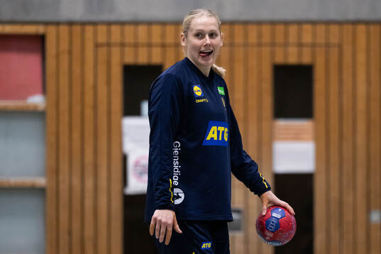 Emma Lindqvist of the Swedish women's national handball