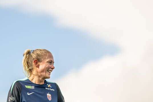 Guro Bergsvand of the Norwegian women's national football