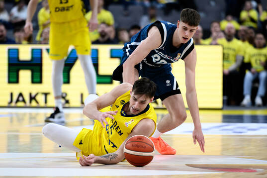 Olle Lundqvist of Sweden and Stefan Joksimovic of Slovenia