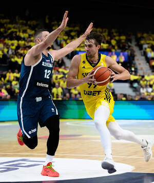 Rok Radovic of Slovenia and Olle Lundqvist of Sweden
