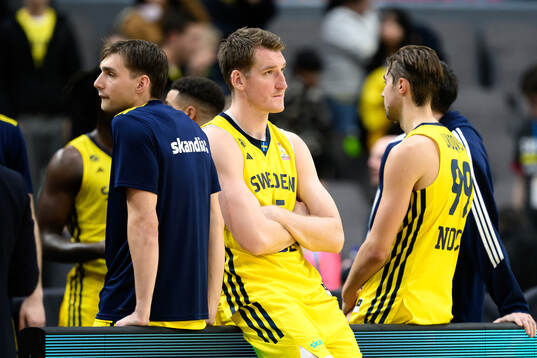 Mattias Markusson of Sweden looks dejected