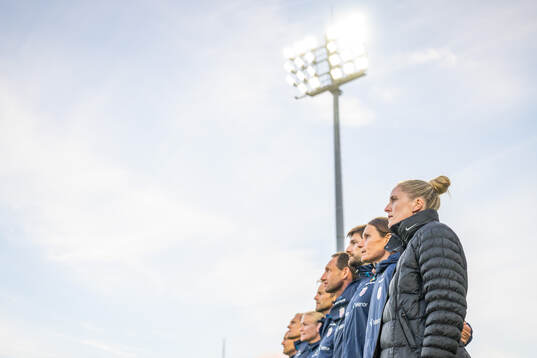 Assistant coach Terje Skjeldestad, analyst Simon Tengwall