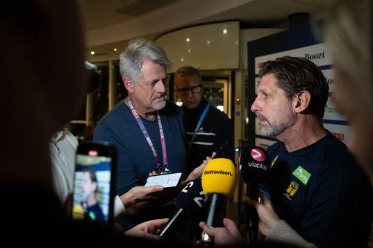 Head coach Tomas Axnér of the Swedish women's national