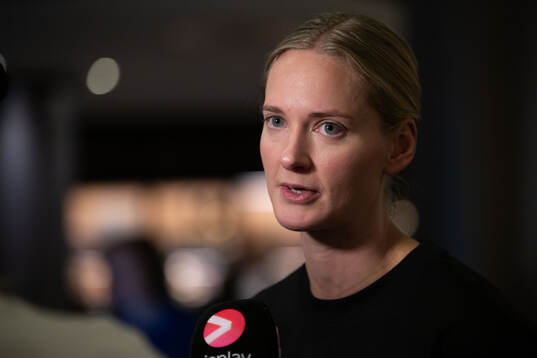 Johanna Bundsen of the Swedish women's national handball