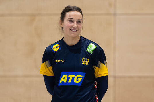 Olivia Löfqvist of the Swedish women's national handball