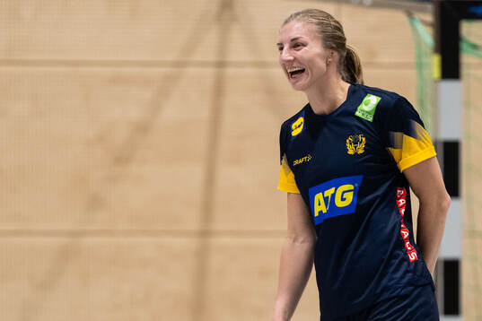 Linn Blohm of the Swedish women's national handball team at