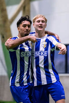 IFK Göteborgs Haydar Sultan och Markus Jarl jublar