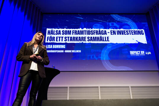 Lisa Bonving, friskvårdspedagog Nordic Wellness