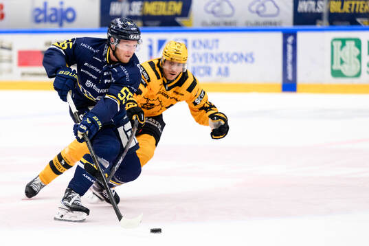HV71s Andreas Borgman och Skellefteås Pär Lindholm