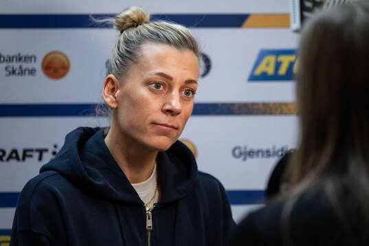 Nathalie Hagman of the Swedish women's national handball