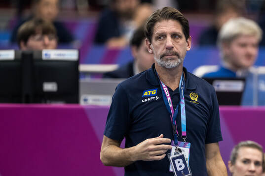 Head coach Tomas Axnér of Sweden