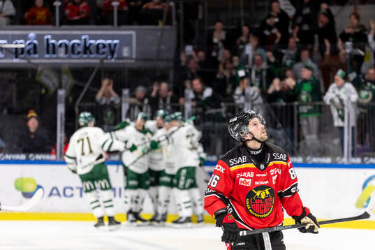 Luleås Mathias Bromé deppar