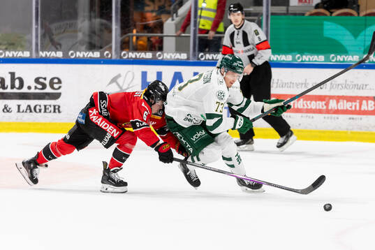 Luleås Isac Hedqvist  och Färjestads Adam Ollas Mattsson