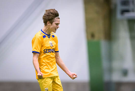 IFK Göteborgs Hannes Skånberg jublar