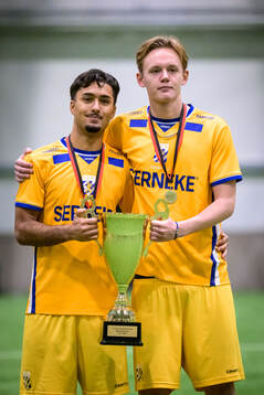 IFK Göteborgs Haydar Sultan och Hugo Olsson jublar