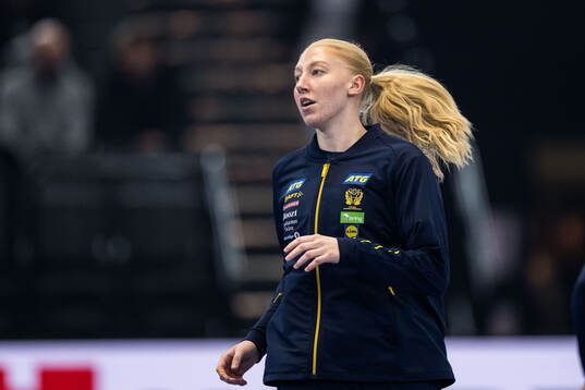 Tyra Axnér of Sweden ahead ofof the 2025 IHF Women’s