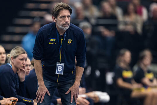 Head coach Tomas Axnér of Sweden