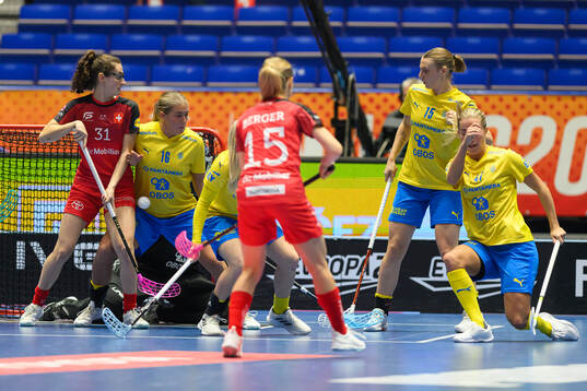 In this handout photo from the International Floorball