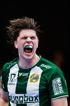 Hammarbys Ludvig Lindeberg jublar
