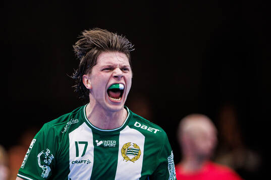 Hammarbys Ludvig Lindeberg jublar