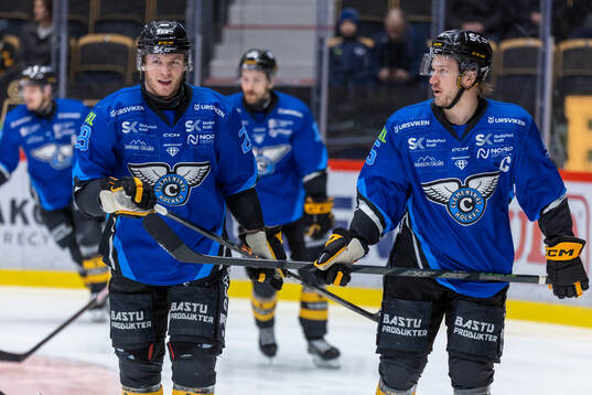 Skellefteås Mikkel Aagaard och Jonathan Pudas med