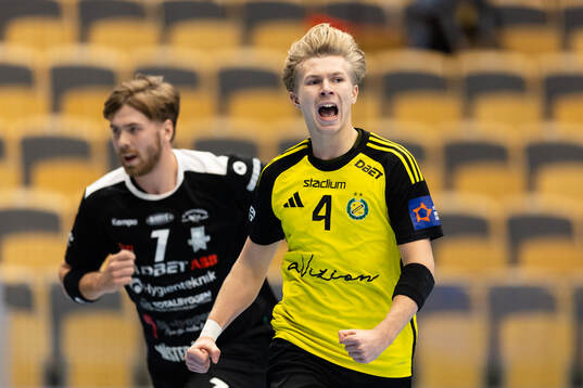 Sävehofs Leon Halén jublar