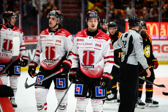 Örebros Luke Martin och Sampo Ranta deppar