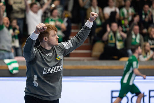 Hammarbys målvakt Linus Bergh