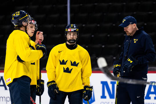 Viggo Björck of Sweden at a practice session