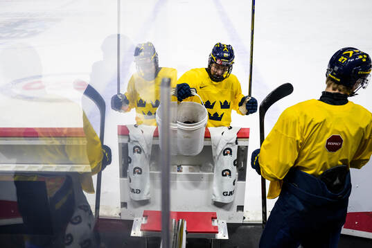 Viggo Björck of Sweden at a practice session